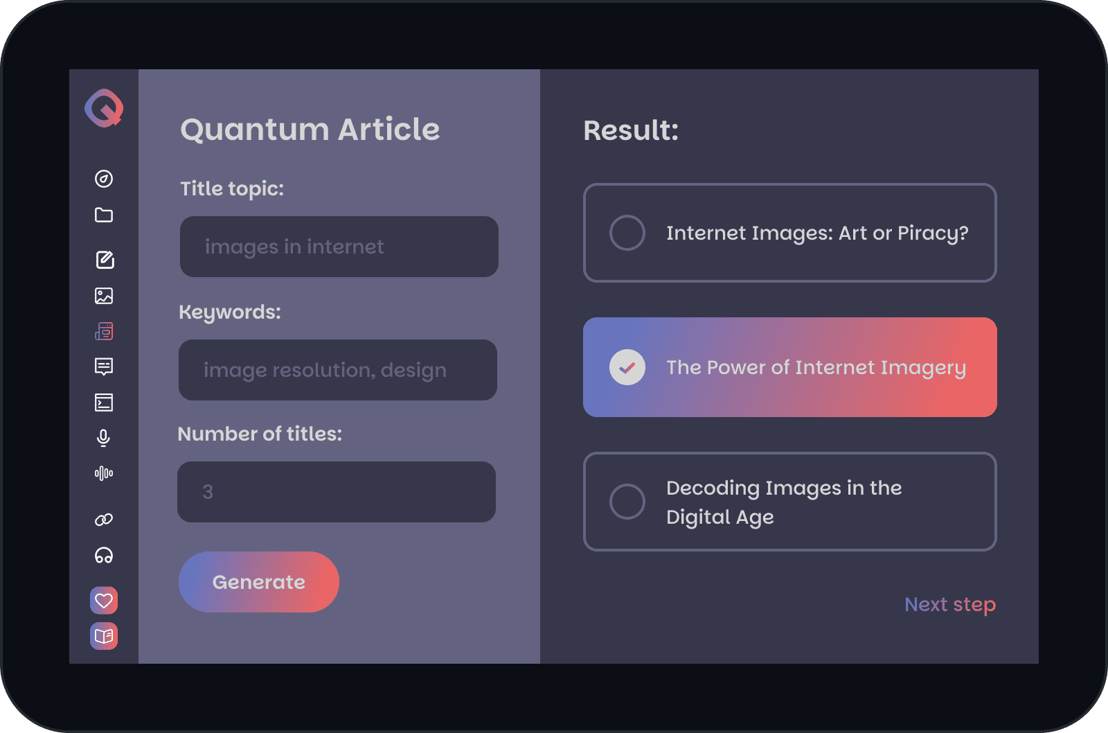 Quantum Article